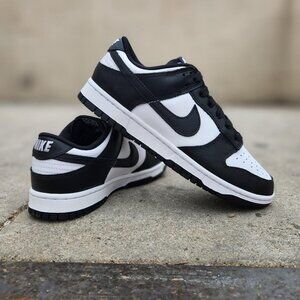 Nike Dunk Low Retro Men White Black Panda Sneakers Authentic Brand New Size 9